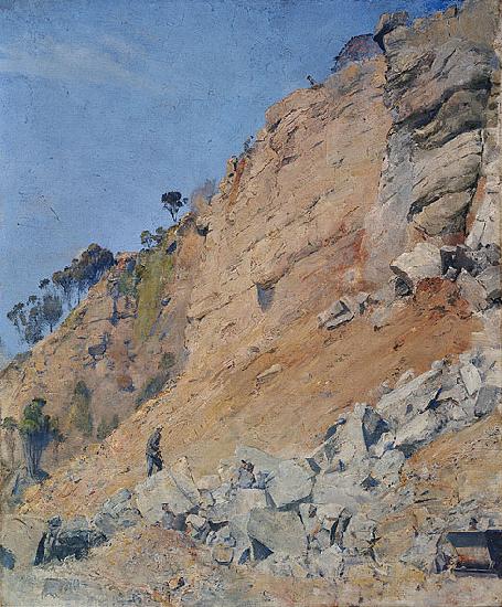 Tom roberts The Quarry Germany oil painting art